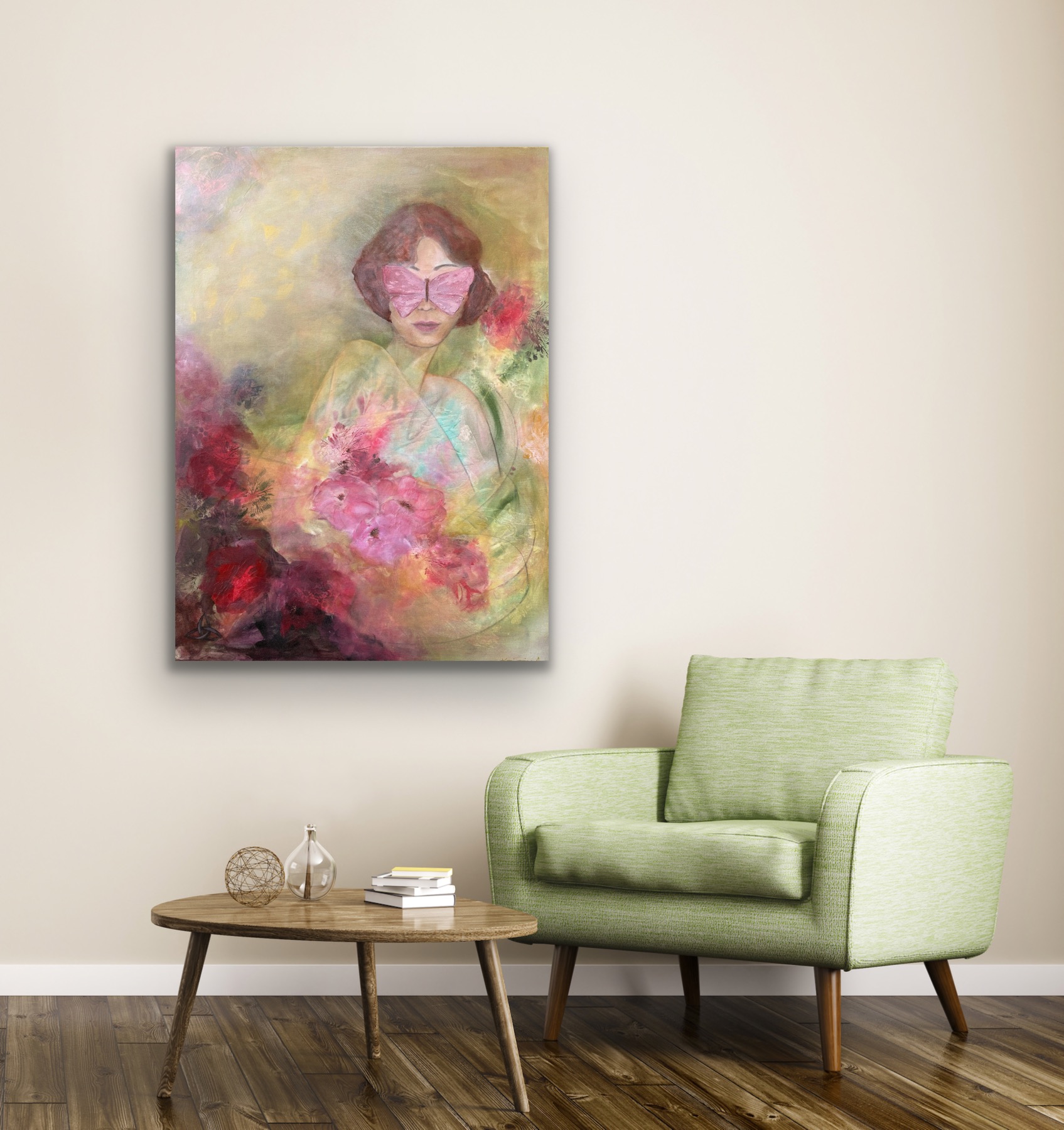 Painting. Guardian of the heart. Artrooms App